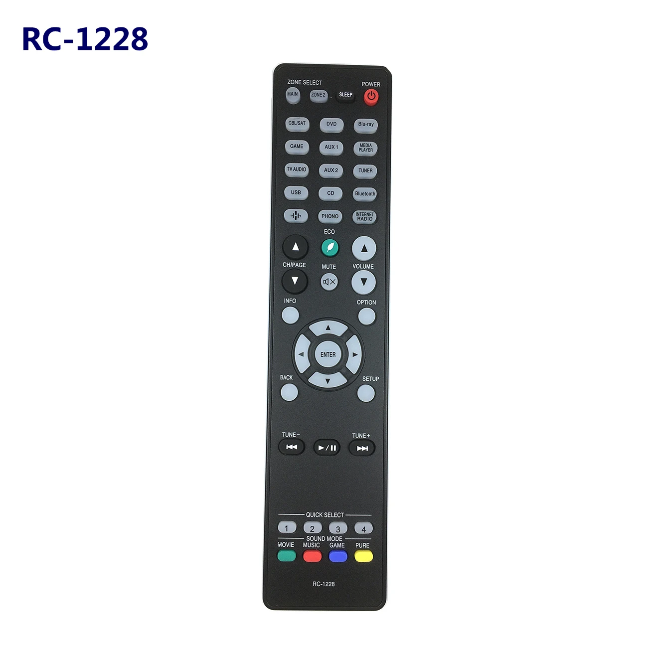 RC-1228 AV Receiver Remote Control for Denon AVR-X2300W AVR-X3300W AVR-X5200W AVR-X3400H AVR-S950H