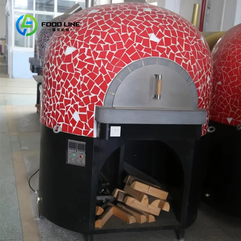 Heavy Duty Neapolitan Pizza Oven Electric Gas Wood Fired High Temperature Industrial Bakery Commercial Shop customized Brick
