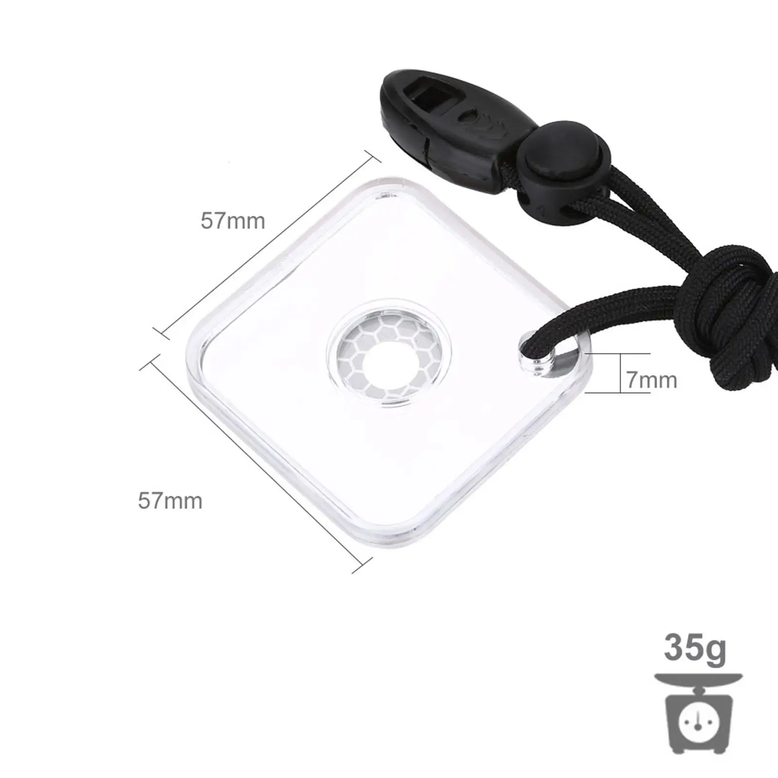 مرآة إشارة عاكسة للطوارئ متعددة الوظائف لمجموعة الحبال الخارجية والتجديف بالقوارب