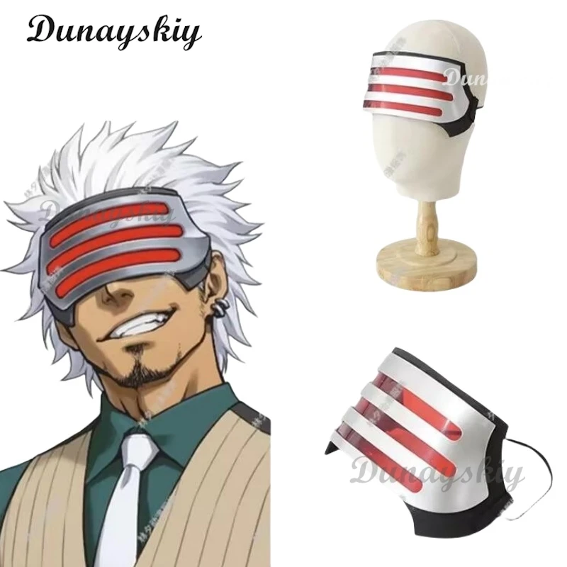 أنيمي لعبة الآس المحامي Gyakuten سايبان جودوت تأثيري لجنة تأثيري حلي جودوت قناع الرجال هالوين مخصصة