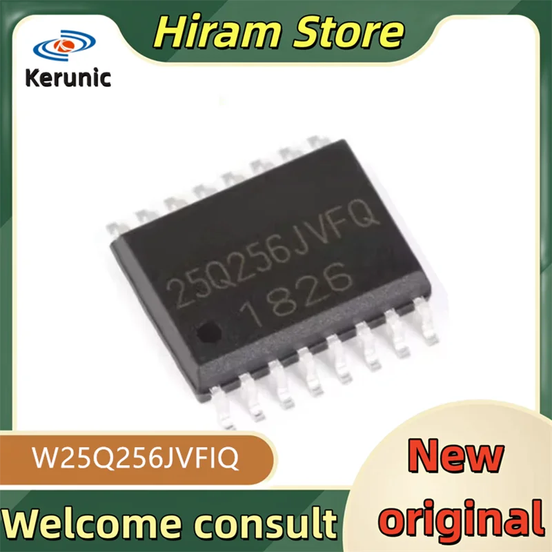 5 Stück W25Q256JVFQ / W25Q256JVFIQ – SOP-16 Flash-Speicher IC, Neu Aus China