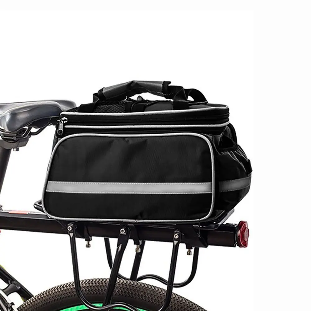 

Bicycle Carrier Bag Bike Rear Basket Waterproof Pannier Trunk Bags Back Rack Rear Seat Bag Cycling Luggage Shoulder Handbag