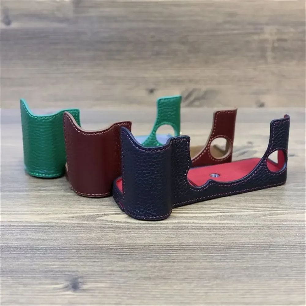 

Получехол для камеры из натуральной кожи для Fujifilm XT5 Fuji X-T5, магнитный чехол с нижним отверстием