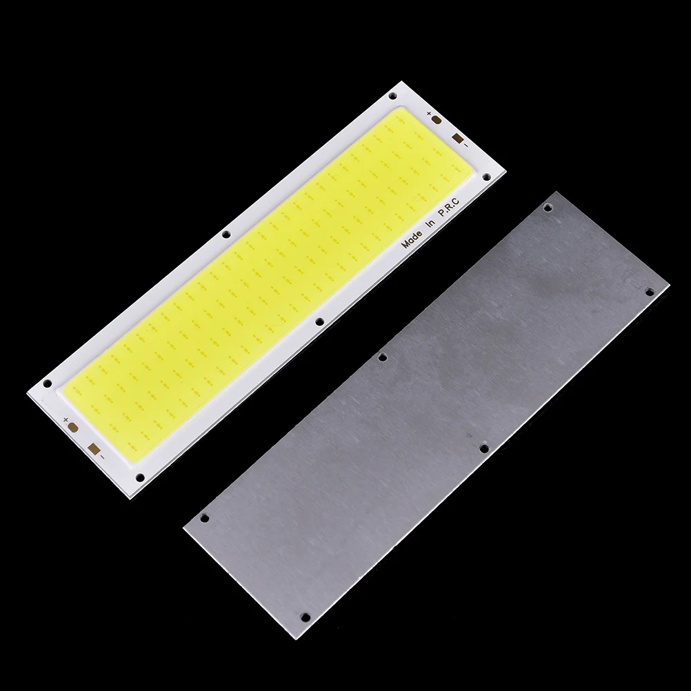 120x36MM 10W COB LED Strip Light Bulb Lamp DC 12V 1000LM Blue Warm Natural Cold White COB Matrix for DIY Car Work Lights