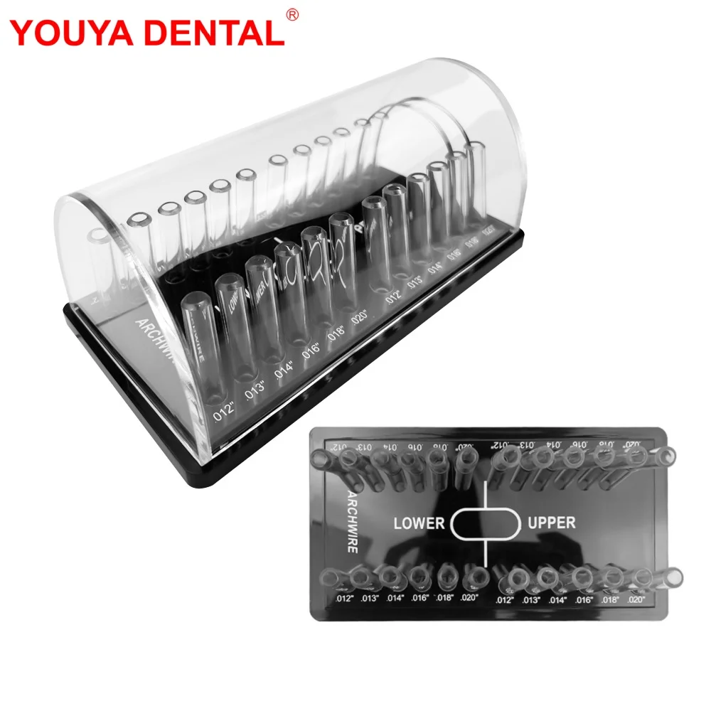 

Dental Orthodontic Wire Organizer Stand Acrylic Ortho Arch Wires Holder Container Dentistry Lab Dentist Archwire Storage Box