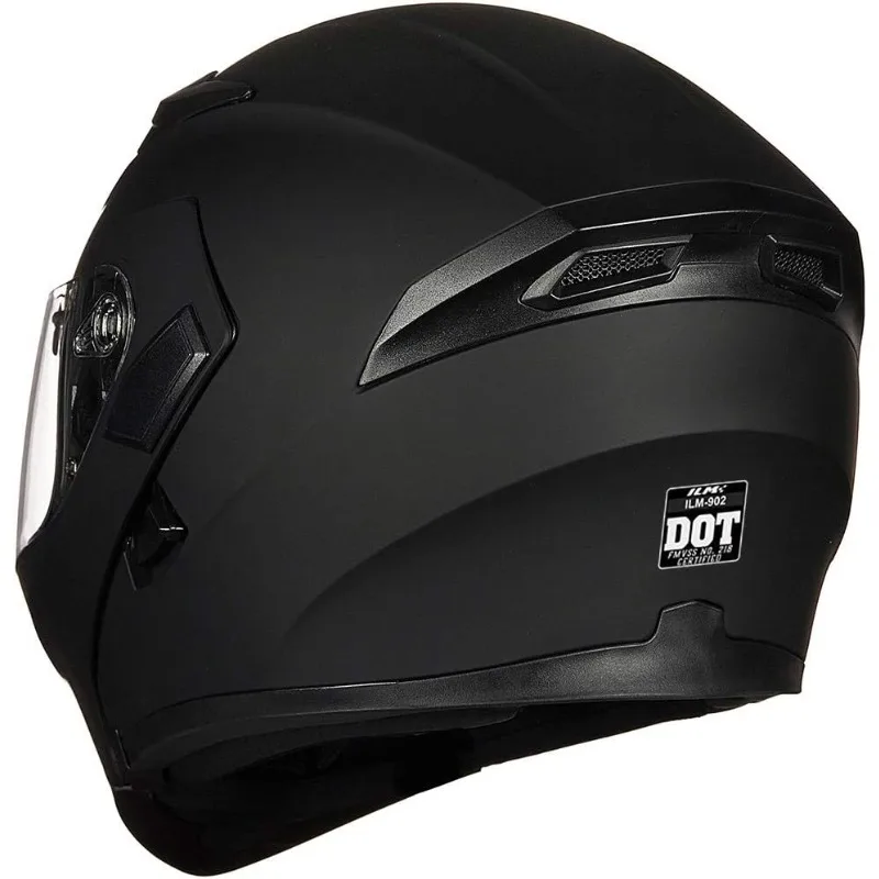 Airo Motorcycle Safety Helmet Windproof Helmet Dual Visor Flip up Modular Full Face Helmet DOT 6 Colors Model 902
