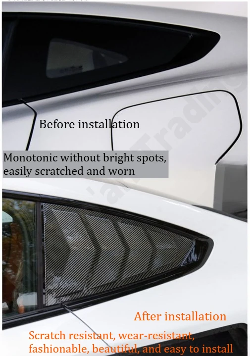 

Декоративные наклейки для жалюзи/защитные наклейки для треугольных окон/наружные аксессуары для Dongfeng eπ-007 2024-2026