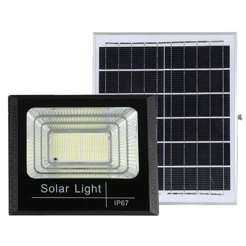 Imagem -06 - Luzes de Inundação Solares 50w 100w 200w 300w 500w Led Holofote Movido a Energia Solar Refletor Impermeável ao ar Livre Solar com Controle Remoto