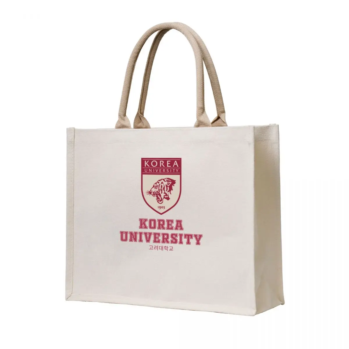 

Korea University Tote Bag foldable reusable bag Shopper reusable grocery bags eco pack
