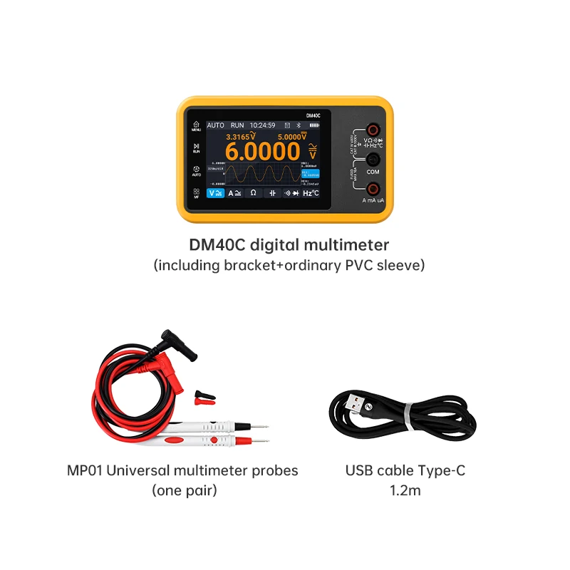 ALIENTEK DM40 Digital Multimeter Oscilloscope Signal Generator 3 in 1 50M Sample Rate Voltage Diode Handheld Automotive Tools image 3