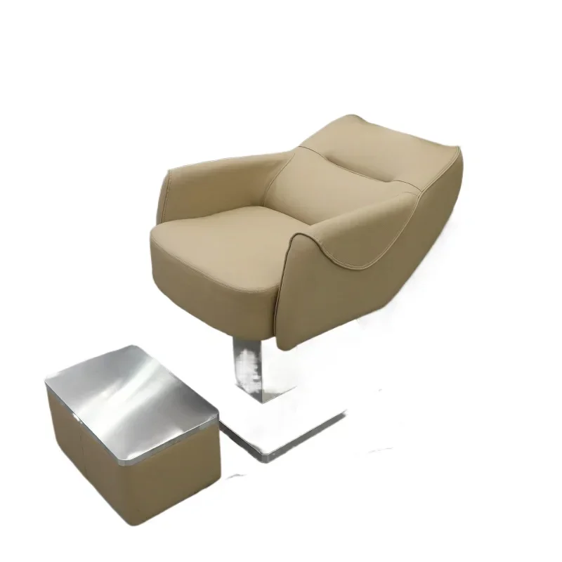 LMM semi-reclining hair salon shampoo bed deepening ceramic basin beauty salon electric flush bed