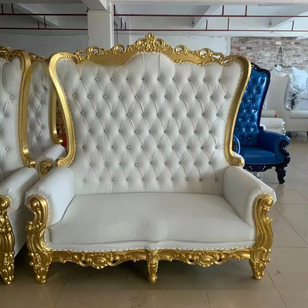 

Hanbai wedding scene sofa family combination FRP leather high back wedding chair