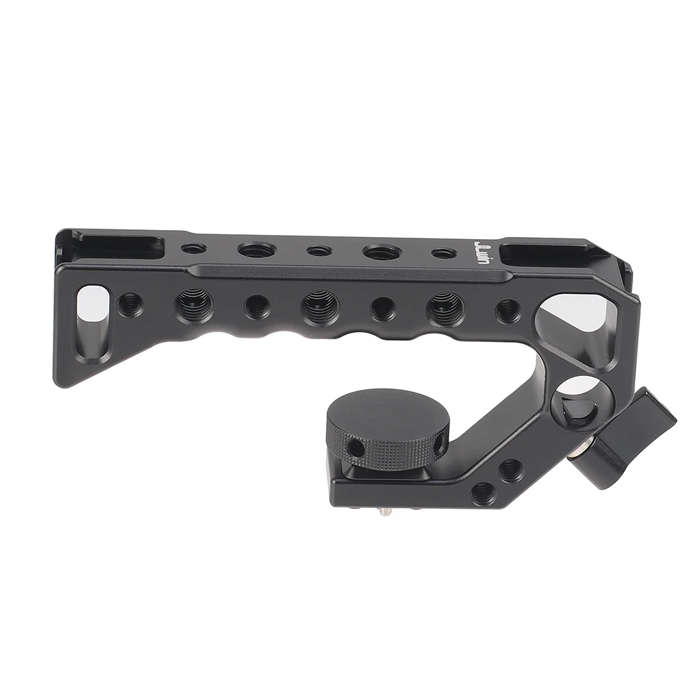 FOTGA مقبض علوي لايت مع مقبض كاميرا محمول للحذاء البارد مناسب لسوني لكانون لنيكون تمديد مقبض قفص الكاميرا