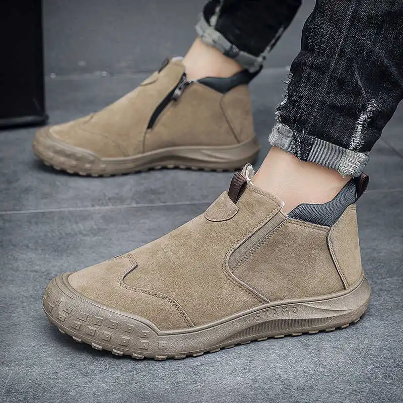 モカシン滑り止めソールパープルブーツレディースアンクルブーツ女性用ブーツシューズジムスニーカースポーツ有名な高度なスポーツ