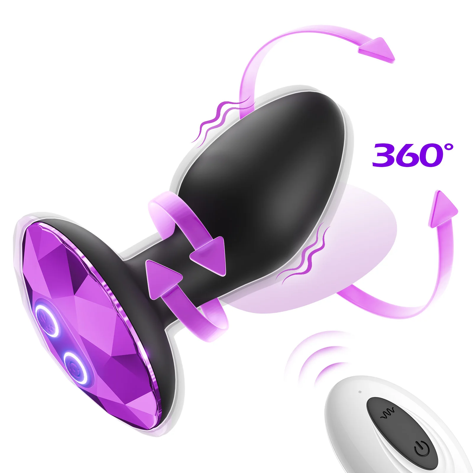 The Best anal plug with remote control and 360 rotation I've ever used Real  user