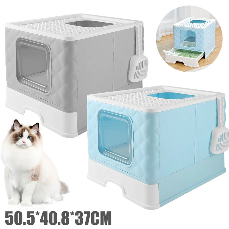 Cat litter box cat bedpan Drawer Cat Litter Box Sandbox Cats Rabbit Small Animals Cat Tray Kittens Litter Bedpans Pet Supplies