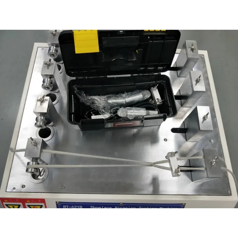 DIN 4843 QB/T 2226 SATRA TM154 Shoe Lace and Eyelet Abrasion Tester Shoe Lace Abrasion Fatigue Resistance Testing Machine