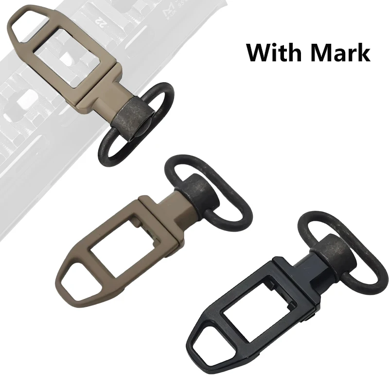 

QD Quick Release Mount Detachable Ambush Loop Point Sling Swivel picatinny Rail Black High Quality