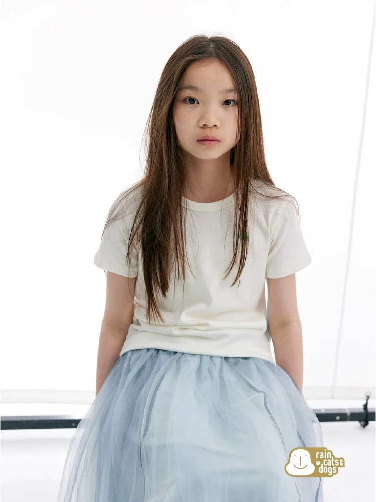 original-design-kids'-short-sleeve-t-shirt-furry-feel-slim-fit-for-girls-and-boys-spring-summer-wear-new-style-round-neck-pur