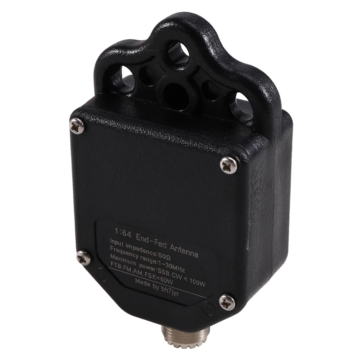 1:64 Balun 4-Band 8-Band هوائي التغذية النهائية باستخدام نطاق التردد 1-30 ميجا هرتز الطاقة 100 واط (PEP)