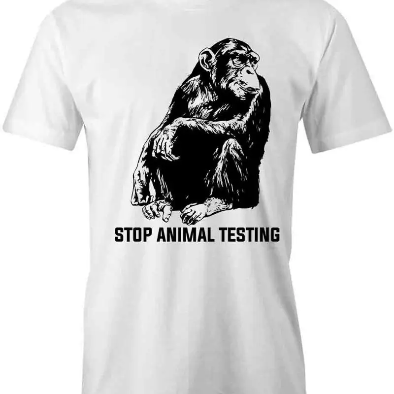

Футболка STOP ANIMAL TESTING d Хлопковая одежда S1WSA205