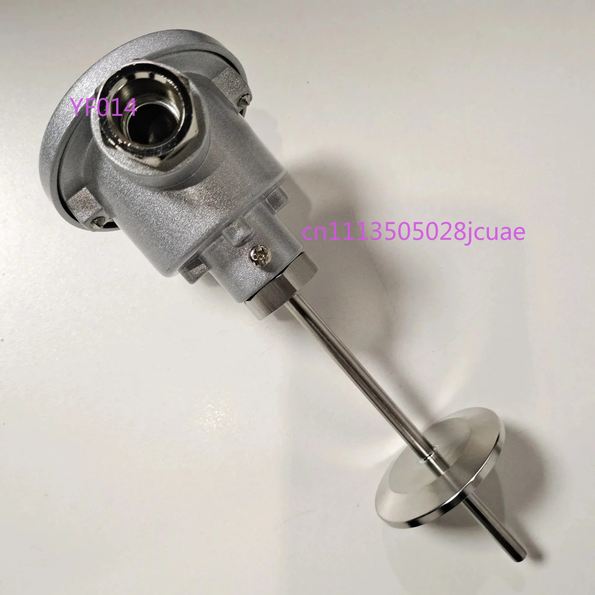 

Chuck Type Temperature Sensor 0 To 200 Degrees 4 To 20MA Rod Length 50.5mm Sizes 50mm 120mm