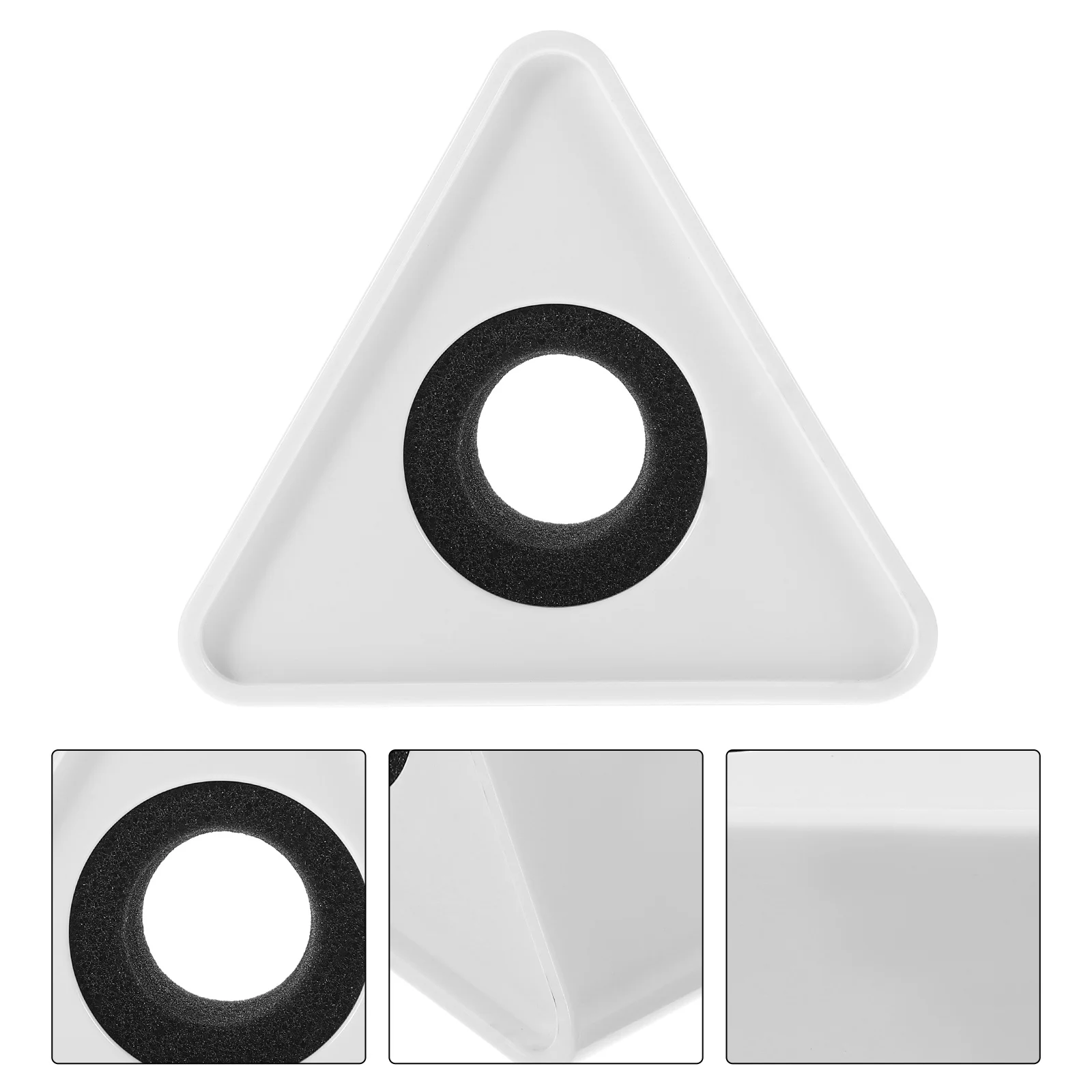 

Portable Triangular Shaped Abs Logo Flag Station For Interview Mic White, 3.9Cm Hole, 9.4Cm Adjustable Cotton Insert, Pvc