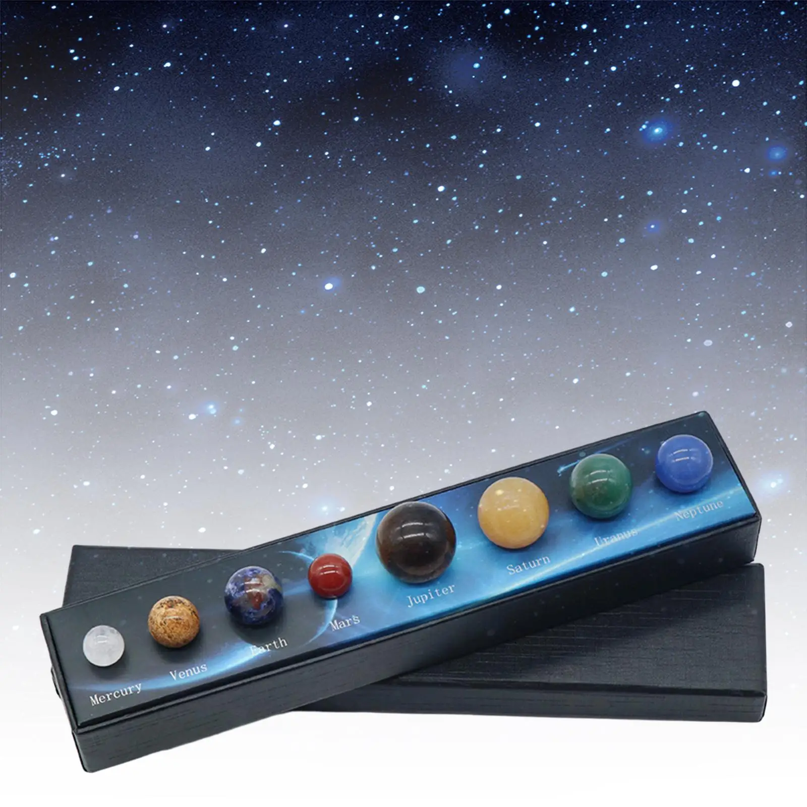 Kids Solar System Planets Eight Planets Stones for Tabletop Office Home