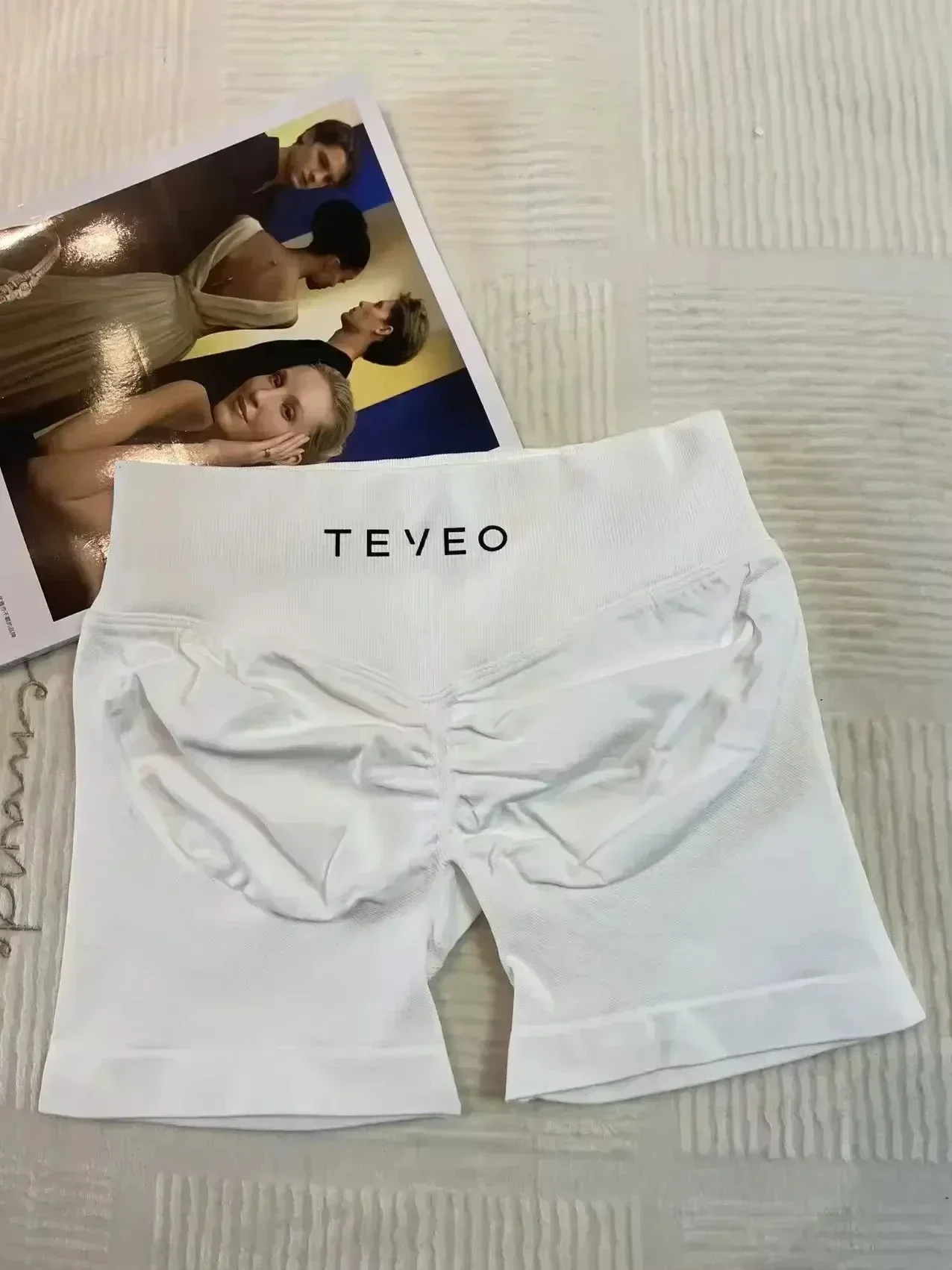 TEVEO السراويل النسائية موضة الاتجاه اللياقة البدنية الرياضة ركوب الدراجات تشغيل السراويل اليوغا السراويل سلس فاتنة مثير Harajuku #5