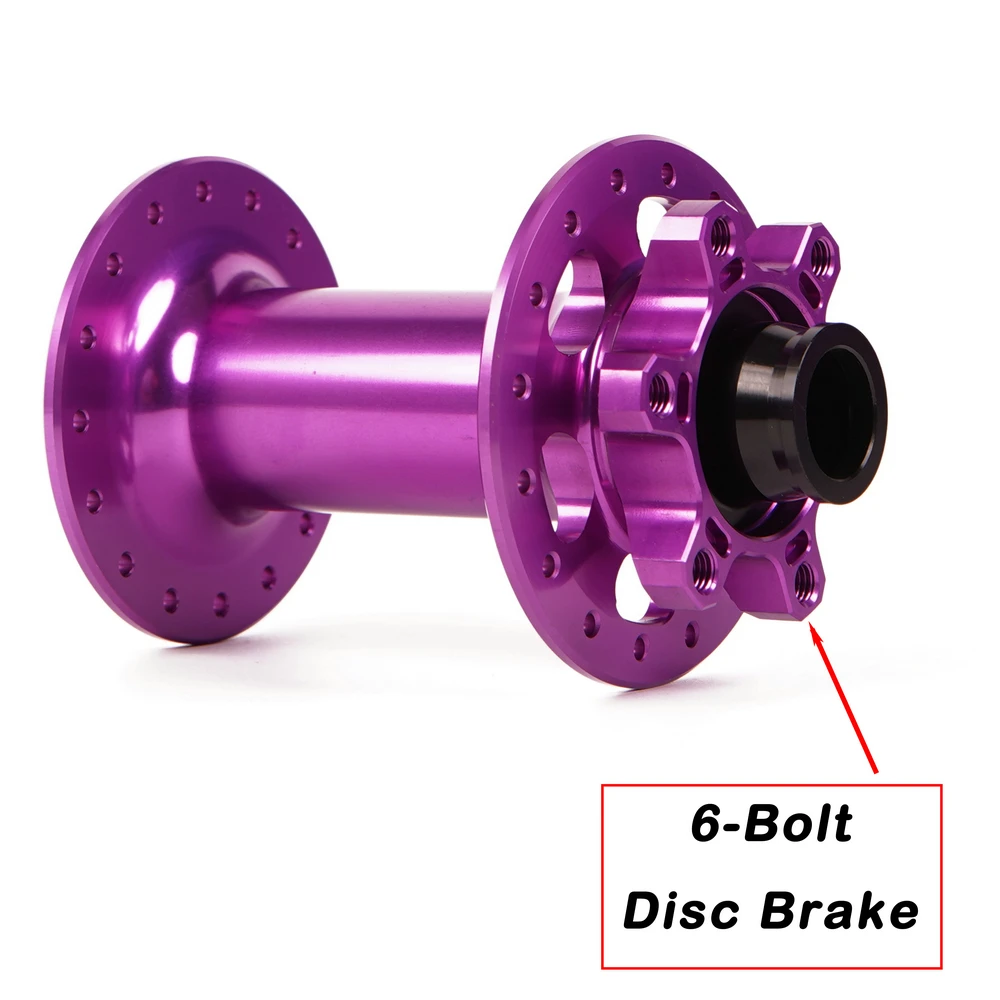 350 Purple Bicycle Hub 32 Holes Bearing Bike Freehub 6-Bolt Disc Brake J Bend Boost MTB Hub For Shimano HG XD MS 110X15 148X12