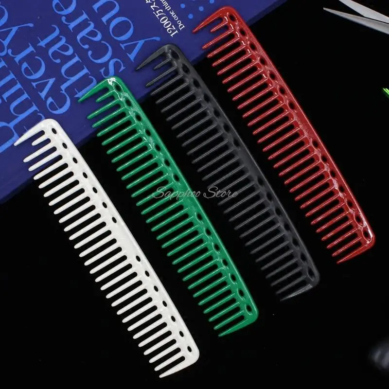 Japanese 452 Wide Tooth Large Hair Cutting Comb 20cm Barber Shop Resin Multifunctional Haircut Comb For Salon Hairdressing