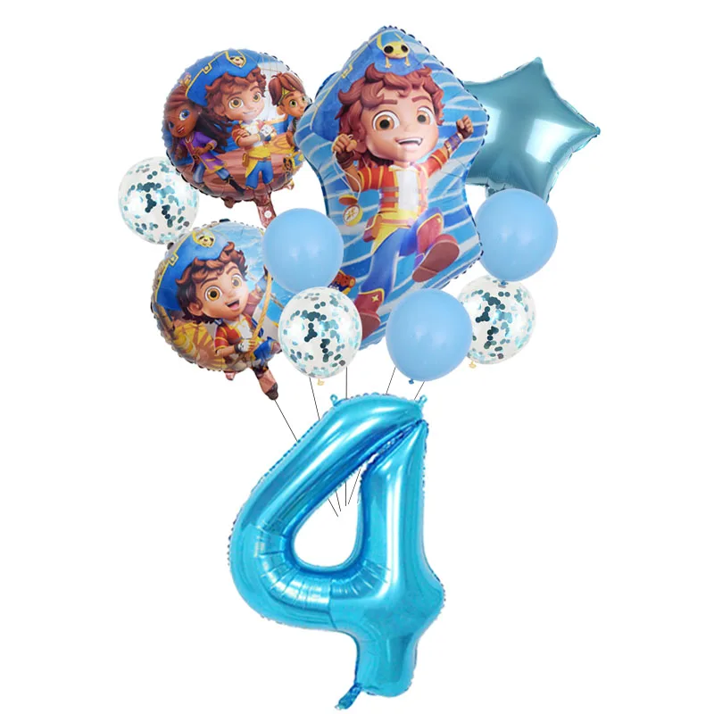 Santiago Balloon Boy gry przygodowe dekoracja urodzinowa pirat Baby Shower aktywność Decor prezent dla dzieci materiały konkursowe