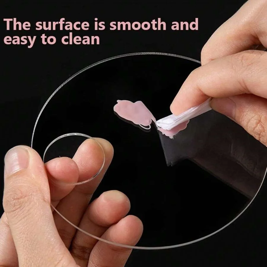 Clear Acrylic Makeup Mixing Palette Portable Multifunction Cosmetic Foundation Art Blending Palette for Eyeshadow Lipstick Nail