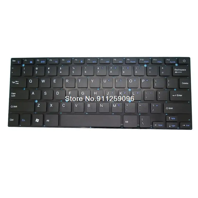 Laptop Keyboard For Schneider SCL141CTP English US Without Frame Black New