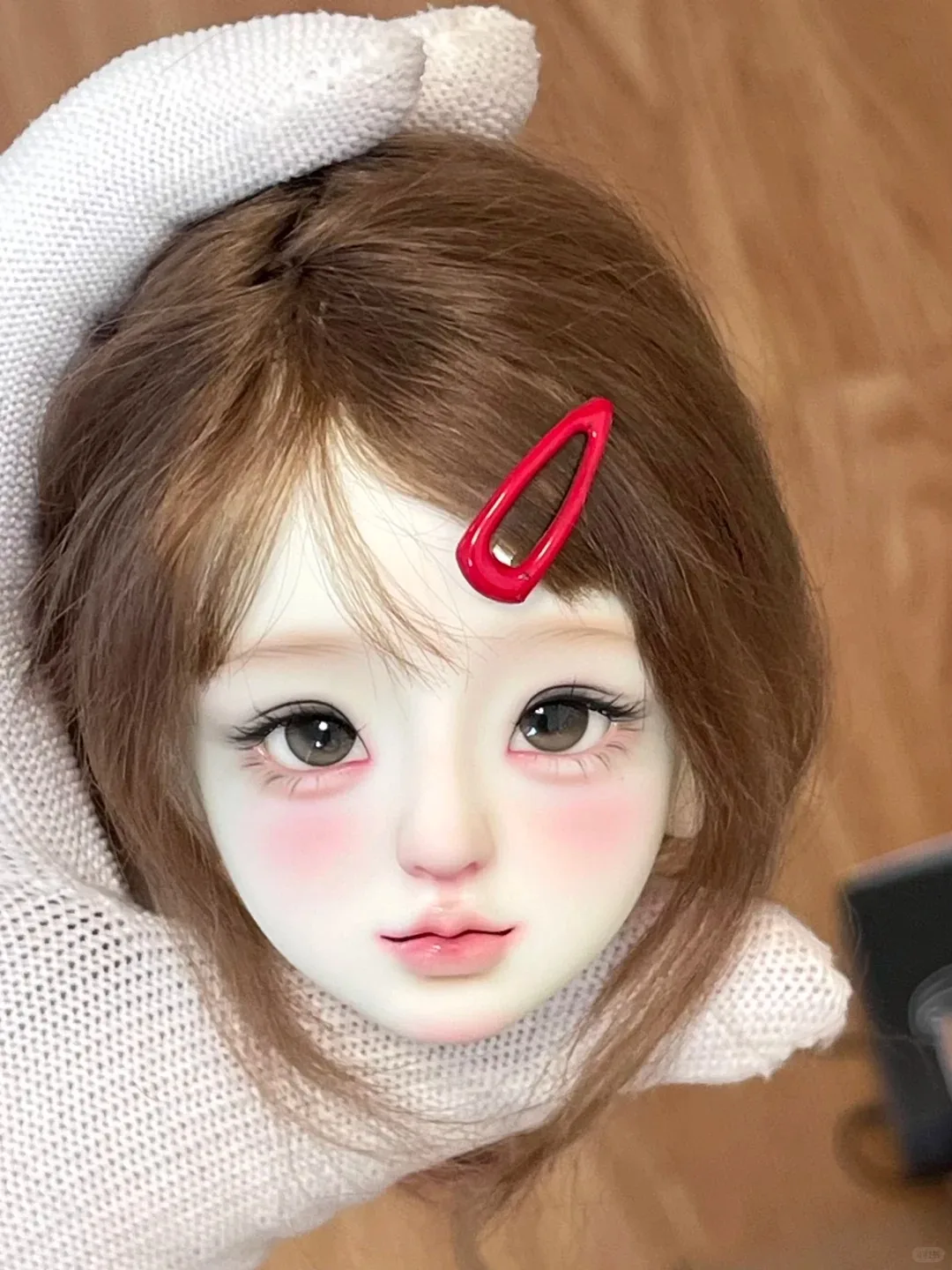 Amber 1/4 SD BJD Doll Girl Head High Quality Resin Cute Collectible Toy Gift - Just the Female Head Included
