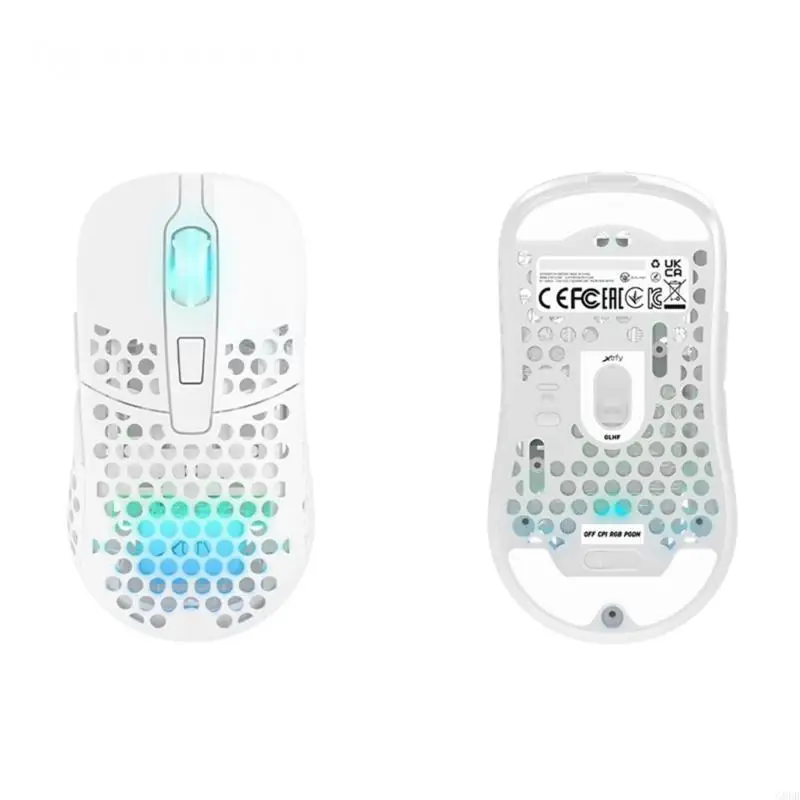 

G8DB Esptiger Gaming Mouse Skates Ice Version Ware Feet Feet 1pack замена для Xtrfy M42 / M42W Беспроводных мышей мышей.