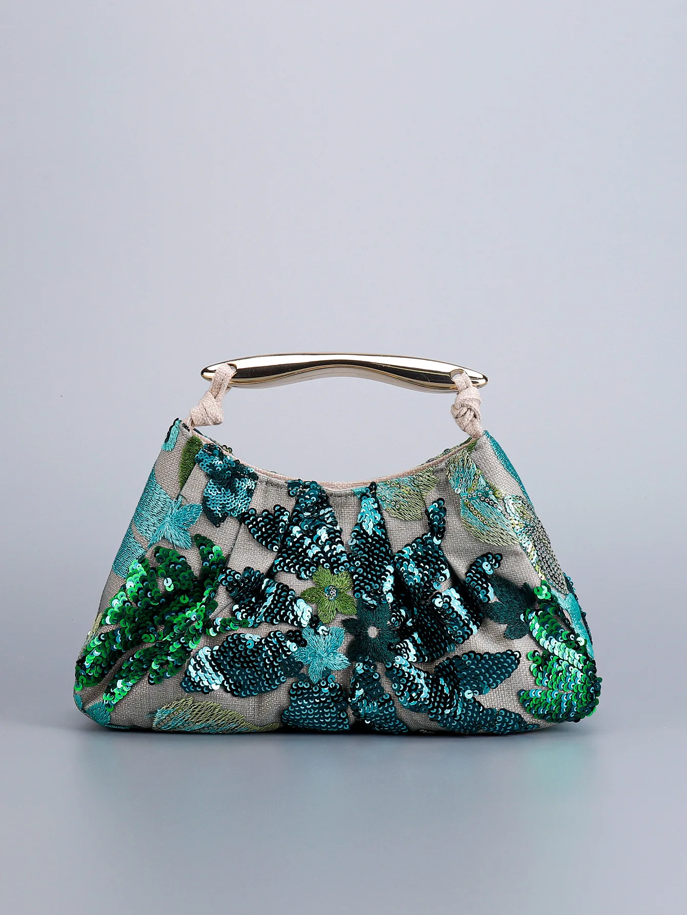 Summer Niche Sequined Bag Women's New Fashion High-end Embroidery Portable Out Small Cross-border High Appearance Level Handbags