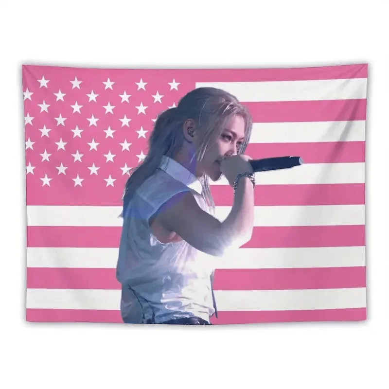 1 Stück Musikalbum Poster Wandteppich Felix Flagge für Wohnzimmer Schlafzimmer Wandbehang, rosa Geschenk
