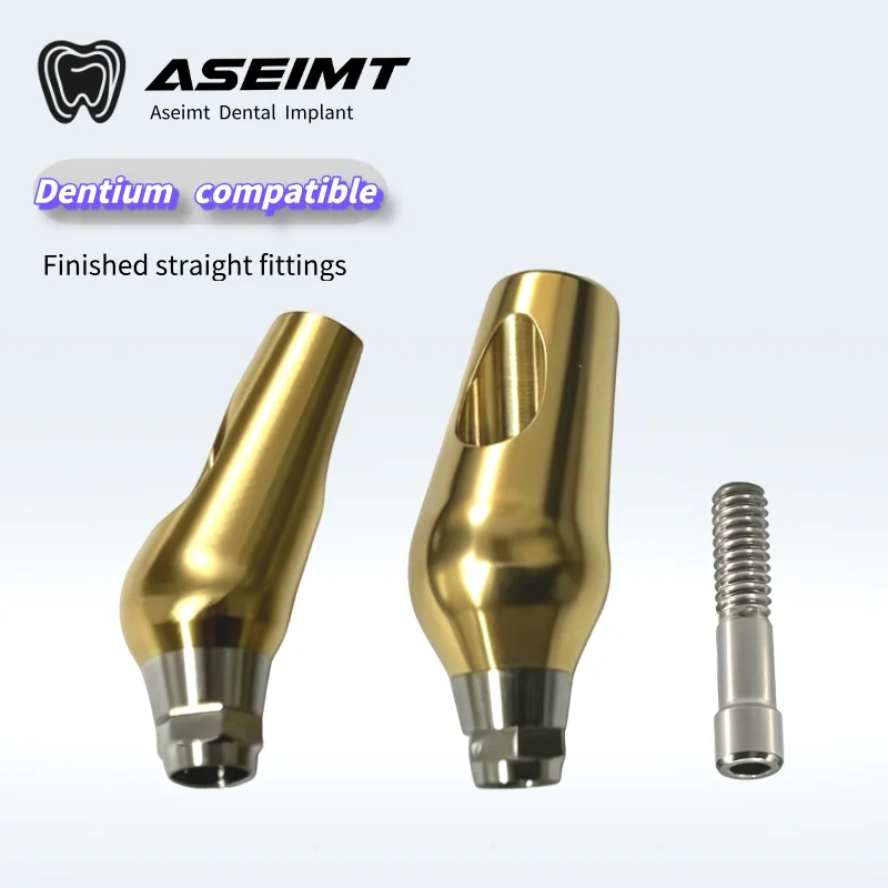 

For Dentium Dental Transfer Abutment with Dual Hex Connection OEM ODM Grade 5 Titanium Abutment Prosthesis Factory Direct Sales