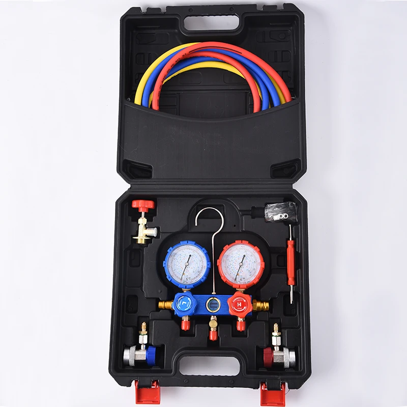 

Double Meter Fluorine Meter Air-Conditioned Set Liquid Filling Refrigerant Table Group for Vehicle Tools