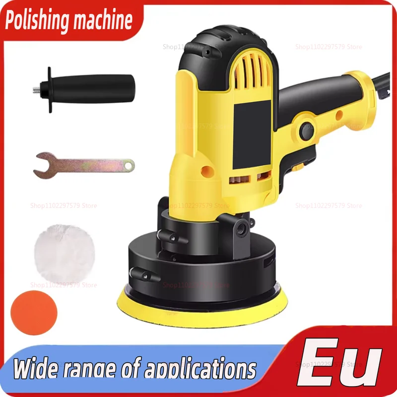220V 700W Electric Car Polisher Machine with Portable Handle Adjustable Speed Car Buffing Waxing and Sanding Tool for Detailing