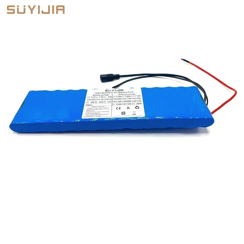 7S2P 29.4V Lithium Battery Pack 18650 Power Battery 24V Actual Capacity 5000mAh BMS Suitable for Electric Bicycles and Scooters