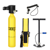 DIDEEP  5-10Mins Diving 0.5L Mini Lung Air Tank WIth Manual Pump