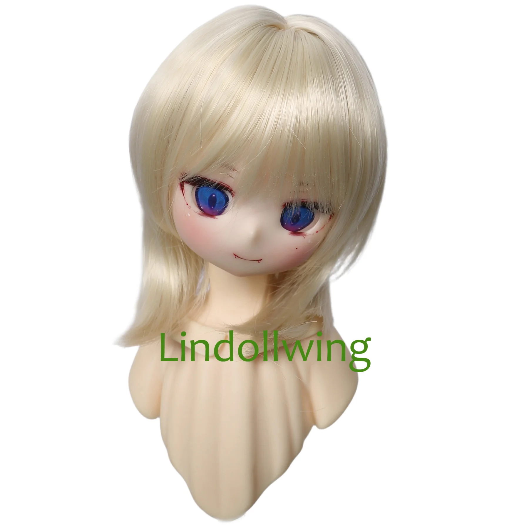 1/3 BJD Wig Pullip Dal DD Dollfie Doll Wig 8-9 Inch