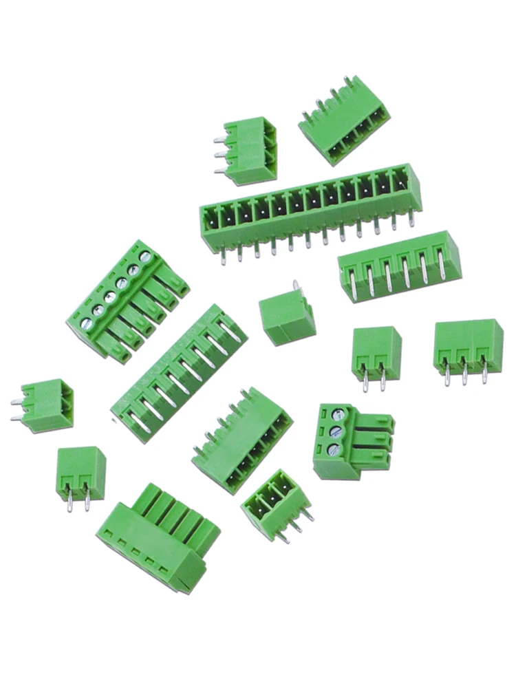 KF2EDG 3,81 MM-2P/3/4/5/6/7/8/9/10/11/12P conector enchufable terminal de cableado PCB pin recto/doblado + enchufe