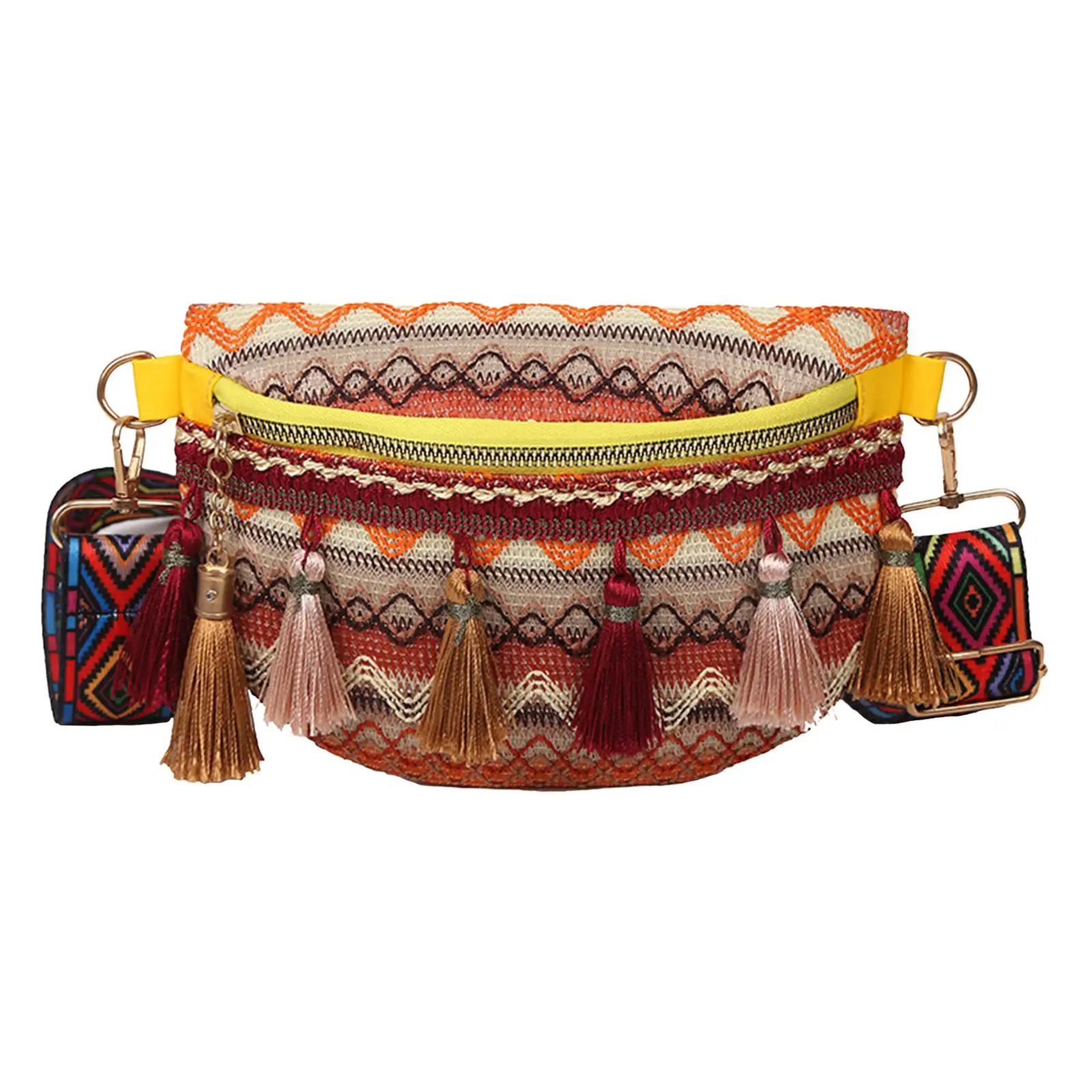 Bohemian Fanny Pack Fashion Ethnic Style Bag for Festival Walking Holiday