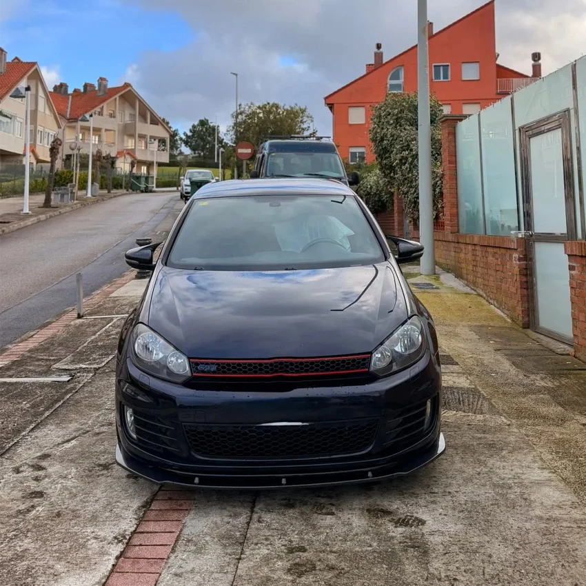 3pcs For Volkswagen Golf 6 MK6 GTI GTD 2009-2013 Car Front Bumper Lip Spoiler Splitter Diffuser Cover Deflector Body Kit Tuning