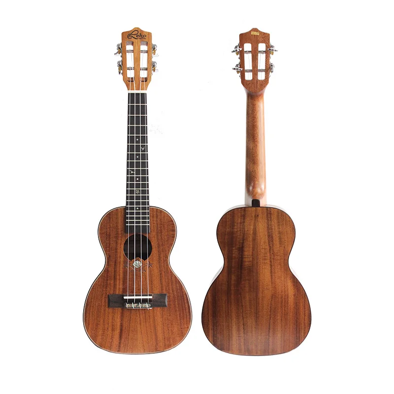 LEHO High Quality 23 Inch 26 Inch  All solid Acacia  ukulele