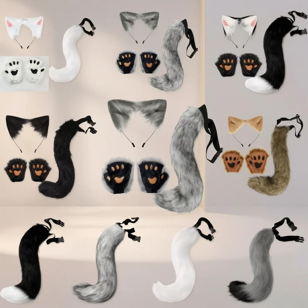 conjunto-de-orelhas-e-cauda-de-raposa-tiara-fofa-e-acessorios-de-fantasia-de-animal-em-pele-sintetica-para-cosplay-e-festas-de-halloween
