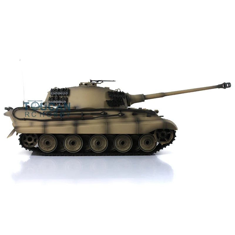 HENG LONG 1/16 7.0 Upgrade King Tiger RC Tank 3888A W/360 °   Samochód zdalnego sterowania Turret Barrel Recoil TH17568-SMT2